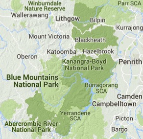 NPWS BMNP Map