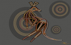 The Blue Tip Grey Kangaroo