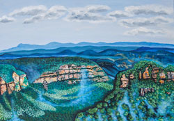 Mystical Blue Mountains