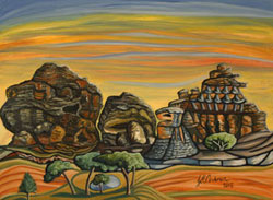 Strange Rock Formations at Lithgow